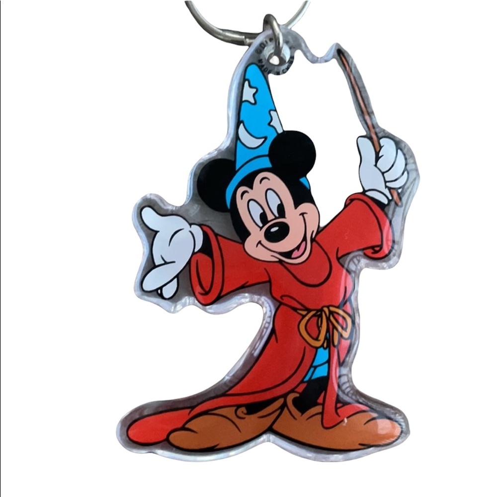 Vintage Disney Mickey Mouse Fantasia Keychain